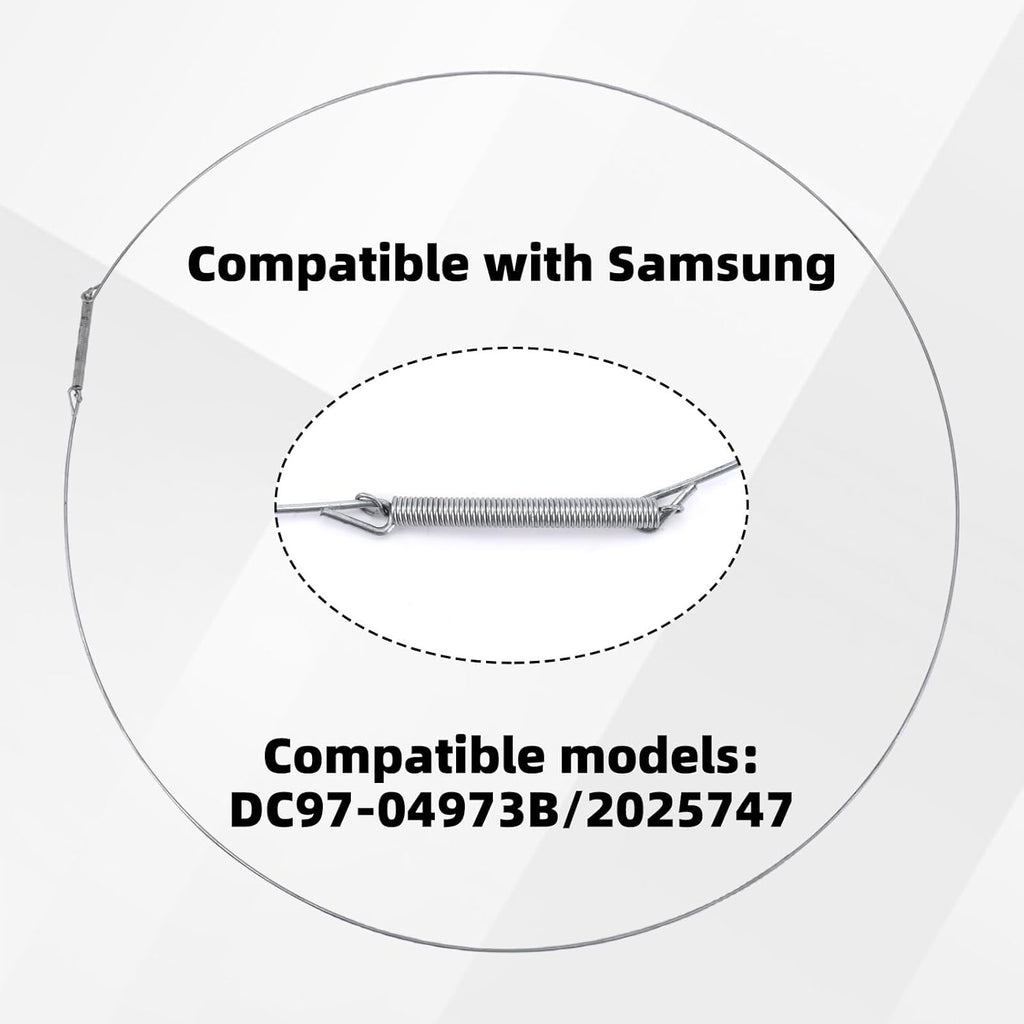 DC97-04973B Washer Door Boot Spring Clamp Assembly Wire Diaphragm Compatible for Samsung Washing Machine,Washer Door Bellow Seal Clamp Ring Replacement