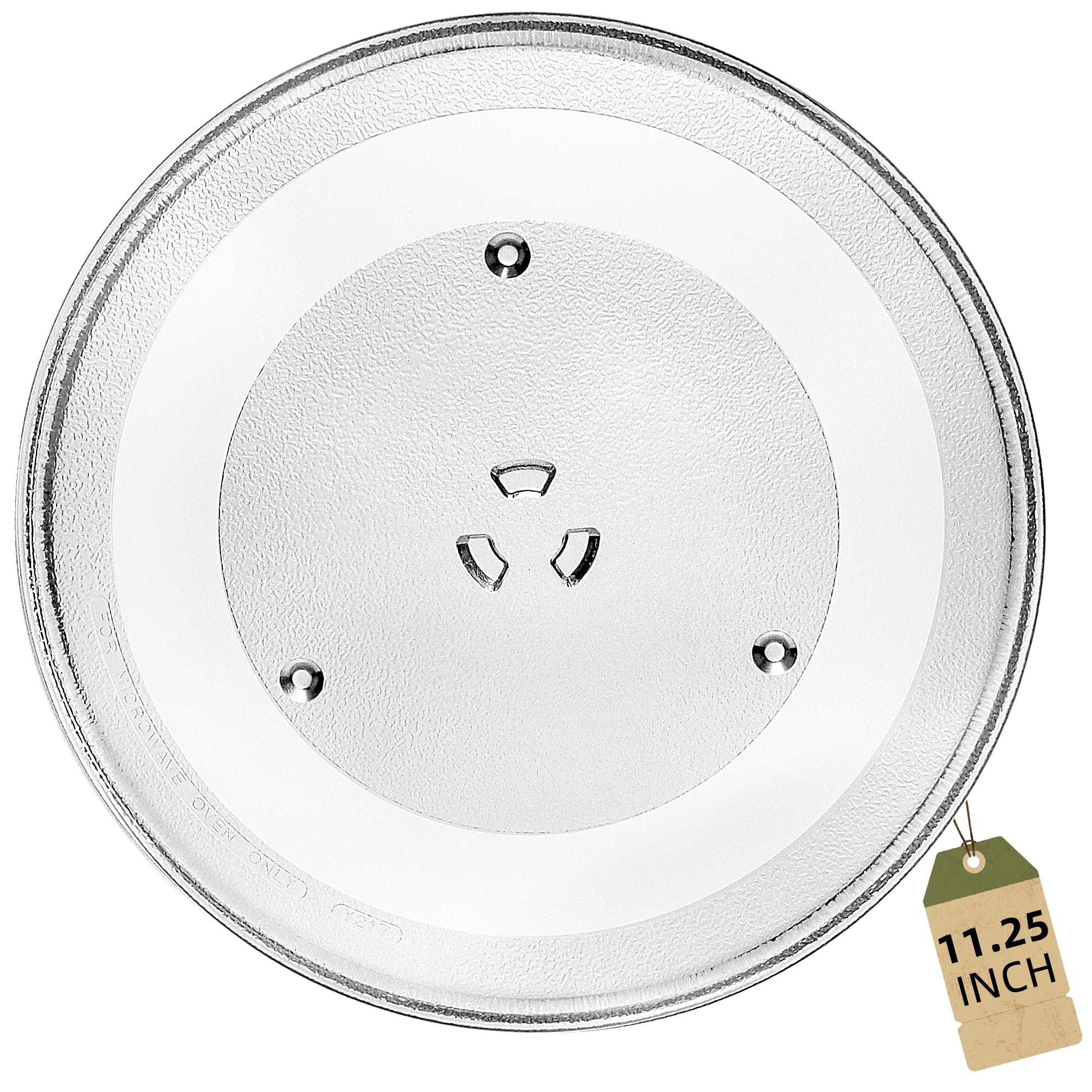 12" W10337247 Microwave Glass Turntable Plate Fit for Whirlpool Microwave Glass Plate - Replace Microwave Glass Tray # W11367904 W10337247 AP6892124 - BY AMI PARTS